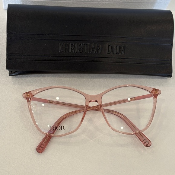Dior Blush Pink Women's Glasses MiniCD O B5I - Picture 1 of 6